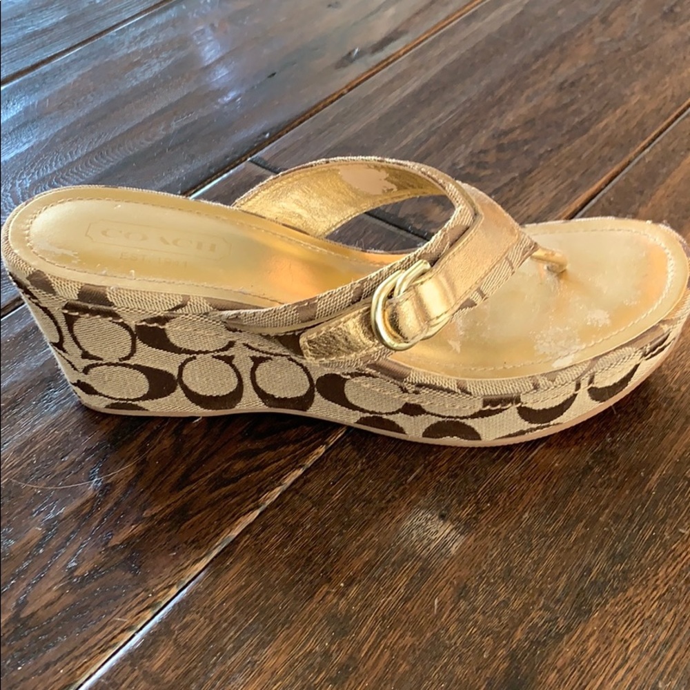 Coach wedges - Picture 2 of 2